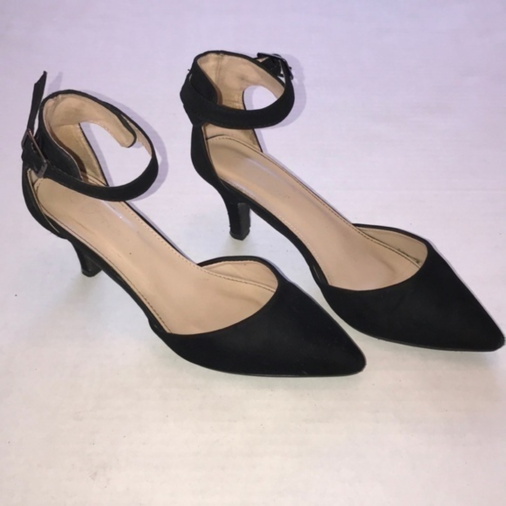 Forever Suede Strappy Heels